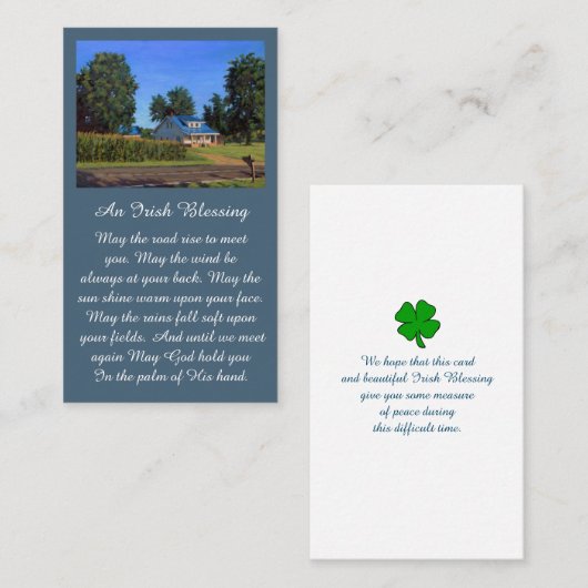 Mierenkaart Visitekaartje (Voorkant / Achterkant)