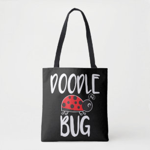 Mierenleeuw Lieveheersbeestje Grappige Tekening Tote Bag