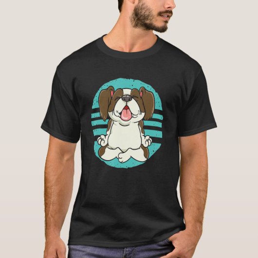 Mierige hond die in de zitplaats zit t-shirt (Voorkant)