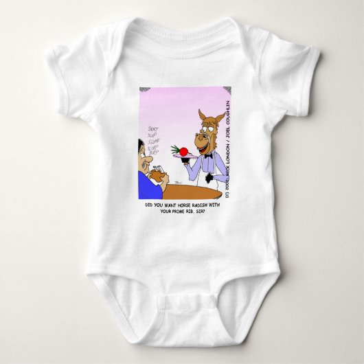 Mierikswortel Grappige Cadeaus & Verzamelaarsobjec Romper (Voorkant)