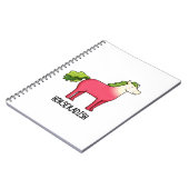 Mierikswortel Grappige Paard Grap  Notitieboek (Linkerzijde)