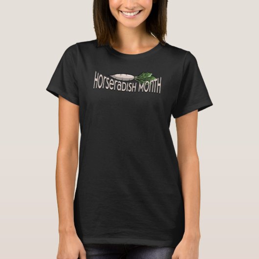 Mierikswortel maand T-shirt (Voorkant)