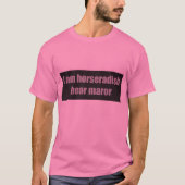 Mierikswortel Maror Passover T-shirt Mannen (Voorkant)