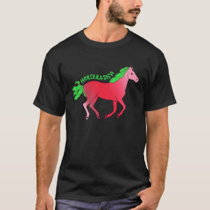Mierikswortel Paard Dierhouderij Radijs Groente T-shirt