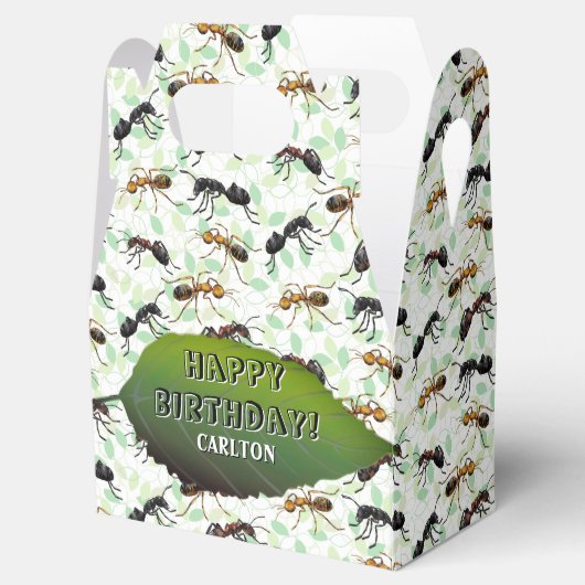 Mierinsecten insecten Bugs Creepy Crawly Creatures Bedankdoosjes (Geopend)