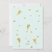 Mierjarige bloementuin, meisjesverjaardag kaart (Achterkant)