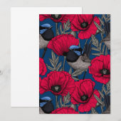 Mierkanen en papavers (Voorkant / Achterkant)