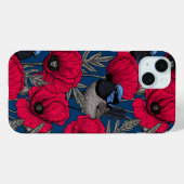 Mierkanen en papavers Case-Mate iPhone case (Achterkant (horizontaal))