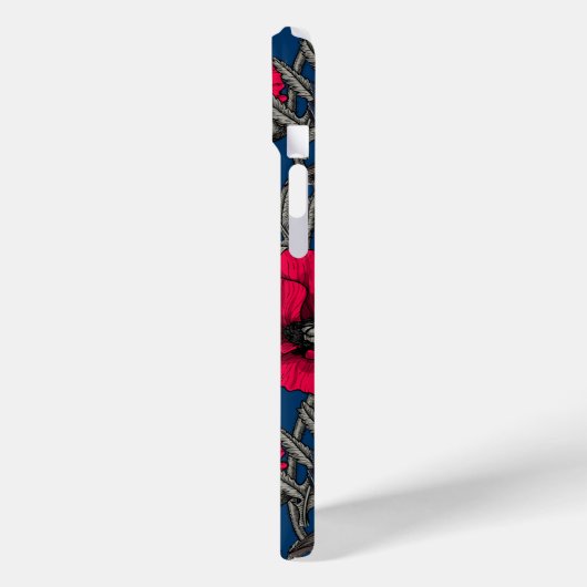 Mierkanen en papavers Case-Mate iPhone case (Achterkant / Links)