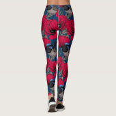Mierkanen en papavers leggings (Achterkant)