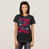 Mierkanen en papavers t-shirt (Voorkant volledig)