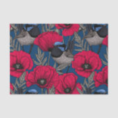 Mierkanen en papavers tissuepapier (Voorkant)