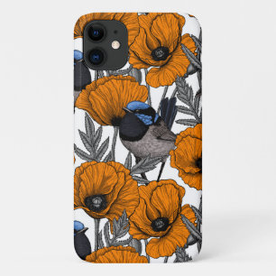 Mierkannen en oranje papaverbloemen 2 Case-Mate iPhone case