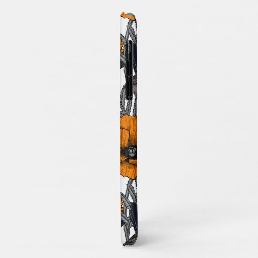 Mierkannen en oranje papaverbloemen 2 Case-Mate iPhone case (Achterkant/links)