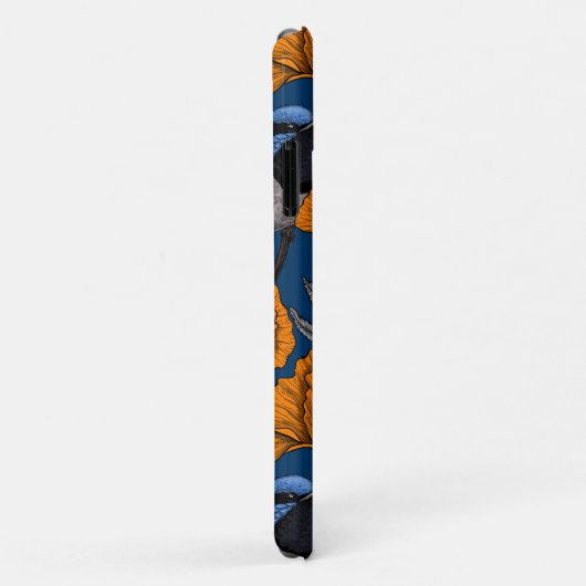 Mierkannen en oranje papaverbloemen Case-Mate iPhone case (Achterkant/rechts)