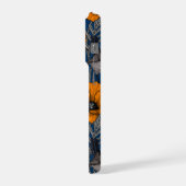 Mierkannen en oranje papaverbloemen iPhone hoesje (Linkerkant)