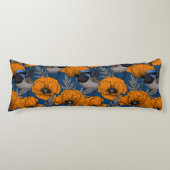 Mierkannen en oranje papaverbloemen lichaamskussen (Voorkant)