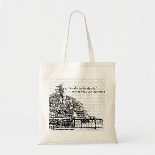 Mies Van Der Rohe Bag Tote Bag (Voorkant)
