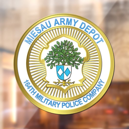 Miesau Coat of Arms Window Cling Raamsticker (Vel 2)