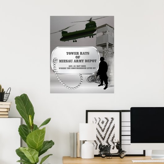 Miesau Tower Rats Poster (Thuiskantoor)