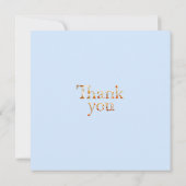 Mietje konijn met stippen strik Bedankt (Achterkant)