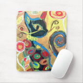 miette in de tuin muismat (Met muis)