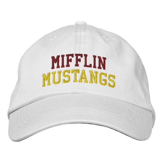 MIFFLIN MUSTANGS EMBROIDERED BASEBALL CAP (Voorkant)