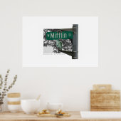 Mifflin Street Madison, Wisconsin Poster (Keuken)