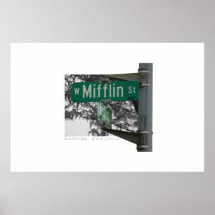 Mifflin Street Madison, Wisconsin Poster