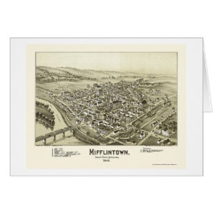 Mifflintown, PA Panoramic Map - 1895