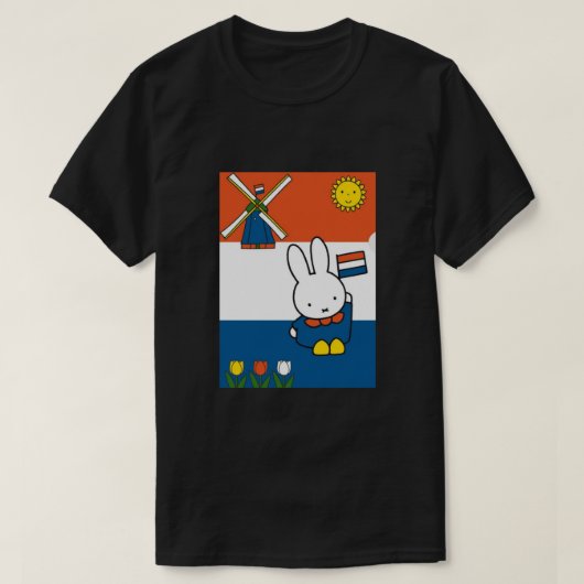 Miffy in Holland - Nijntje in Nederland T-shirt (Design voorkant)