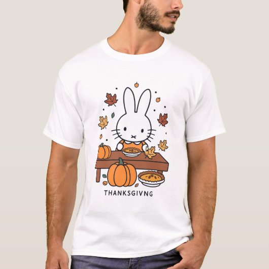 Miffy met Thanksgiving T-shirt (Voorkant)