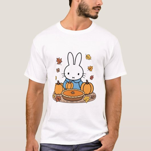 Miffy met Thanksgiving T-shirt (Voorkant)