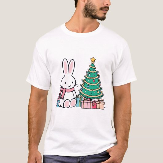 Miffy on Christmas Morning T-shirt (Voorkant)