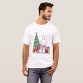 Miffy op eerste kerstdag t-shirt (Voorkant volledig)