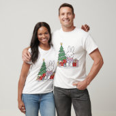 Miffy op eerste kerstdag t-shirt (Unisex)