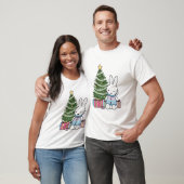 Miffy op kerstochtend  t-shirt (Unisex)