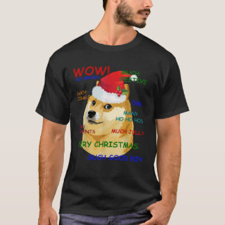 Miftees Christmas Tees Christmas Doge Funny Such W
