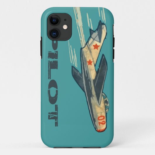 Mig 15 Russisch Jet Fighter Case-Mate iPhone Case (Achterkant)