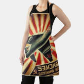 MiG-15 Sovjet Propaganda Poster Schort (Insitu)