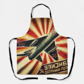 MiG-15 Sovjet Propaganda Poster Schort (Voorkant)