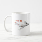 MiG-17 Sovjet Jet Fighter Koffiemok (Links)