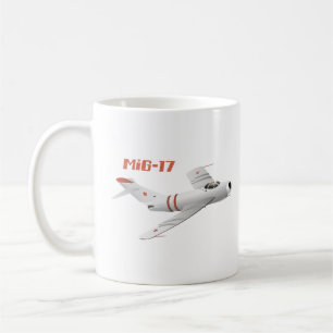 MiG-17 Sovjet Jet Fighter Koffiemok