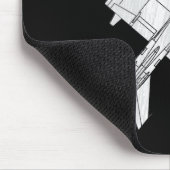 Mig-21 Mousepad Muismat (Hoek)