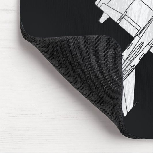 Mig-21 Mousepad Muismat (Hoek)