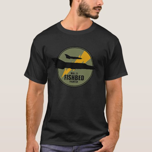 MIG 21 Visserij T-shirt (Voorkant)