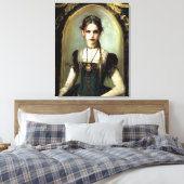 MIG #297: De Glimmer van een Verloren Koninkrijk Canvas Afdruk (Insitu (Slaapkamer))