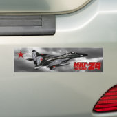MiG-29 Bumpersticker (Op auto)