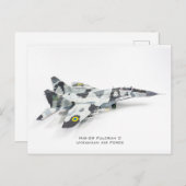 Mig-29 Fulcrum C, Oekraïense luchtmacht Briefkaart (Voorkant / Achterkant)
