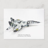 Mig-29 Fulcrum C, Oekraïense luchtmacht Briefkaart (Voorkant)
